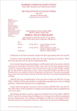 List: Debug Tech Checklist<br>[Pack of 2]