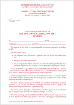List: Int Rundown Correction List[Pack of 2]