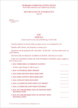 List: L1C[Pack of 10]