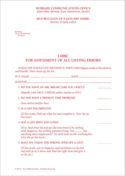List: L4BRC[Pack of 10]