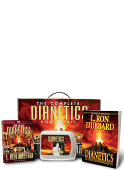 Das vollständige Kit zur Verwendung der Dianetik